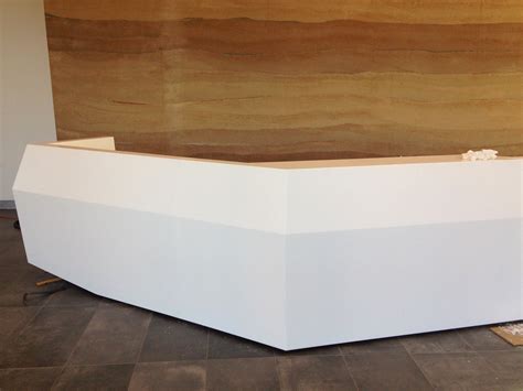 Monolithic Desk Installed At American Agcredit Headquarters Tlcd