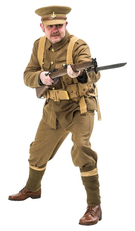 Ww1 British Uniform 1914 With P08 Webbing For Hire The History Bunker Ltd