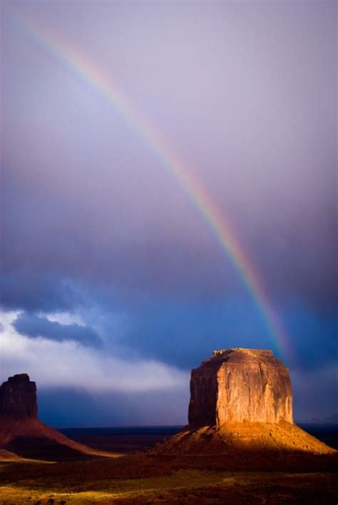 Monument Valley Storm Monument Valley Nature Scenery
