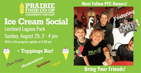 Pfc Ice Cream Social Prairie Food Co Op Community Grocery