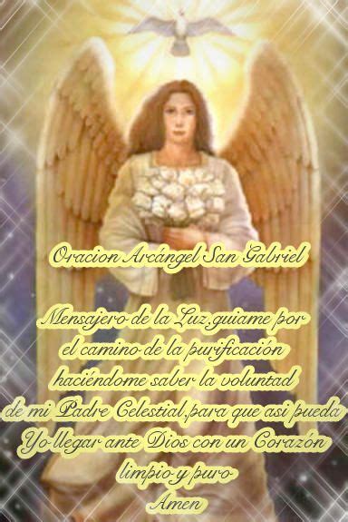 Oración a san uriel arcángel para pedir una gracia glorioso arcángel san uriel, intercede por mí, y ayúdame a verme l. Oraciónes Religiosas: Oración a San Gabriel Arcángel ...