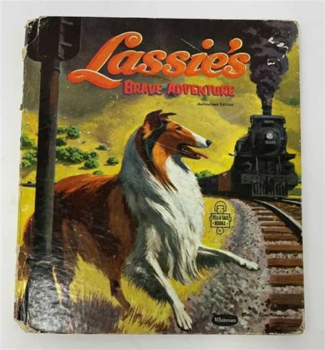 Vintage 1958 Lassies Brave Adventure Authorized Edition Tell A Tale