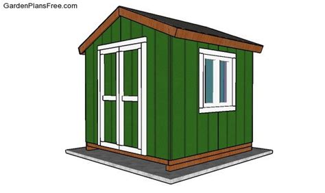 8x8 Small Garden Shed Plans Etsy