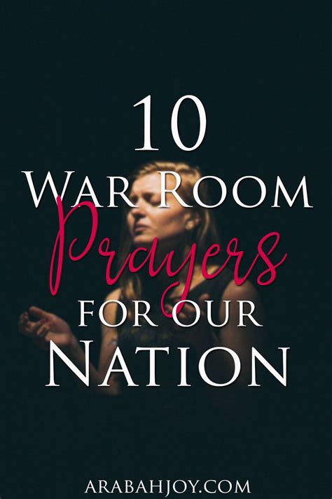 10 War Room Prayers For Our Nation Arabah War Room Prayer War Room