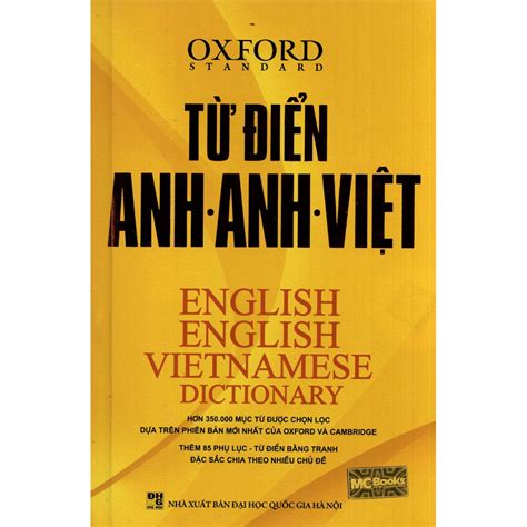 Cuốn Sách Từ điển Oxford Anh Anh Việt Bìa Cứng Bigbuy360