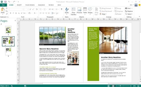 9 Ms Publisher Newsletter Template Perfect Template Ideas