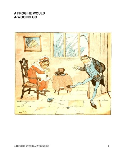 A Frog He Would A Wooing Go By Caldecott Randolph 1846 1886 Pdf