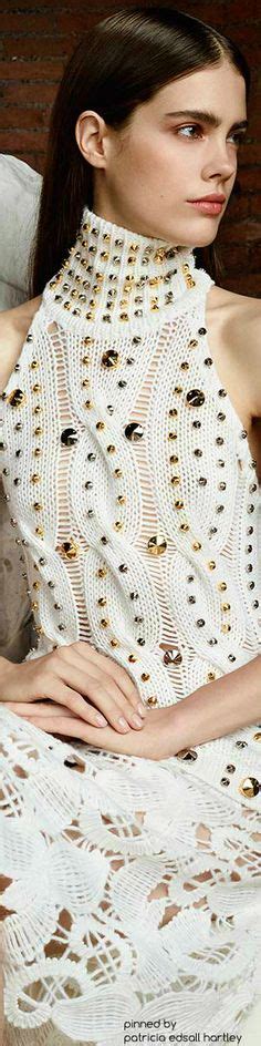 See more ideas about embroidery, knitting, cross stitch. Laura Biagiotti | White gold fashion, Knit fashion ...