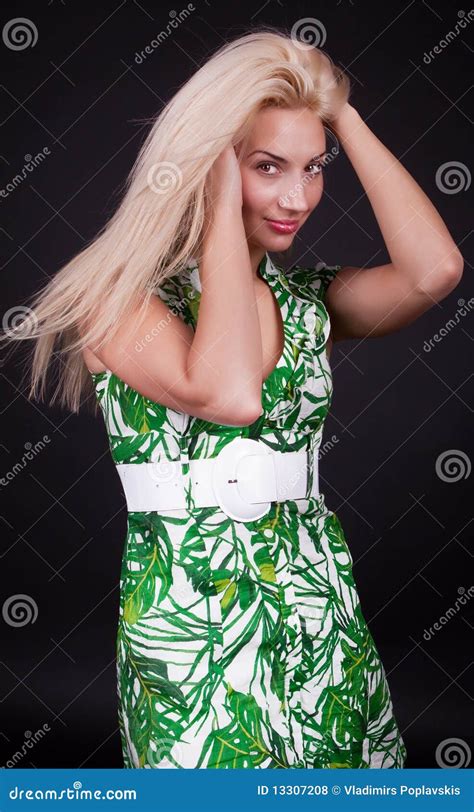 Image Of Provocative Blonde Stock Photo Image Of Background Female