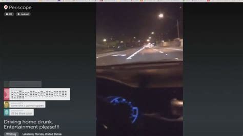 Whitney Beall Drunk Driving Periscope Bail