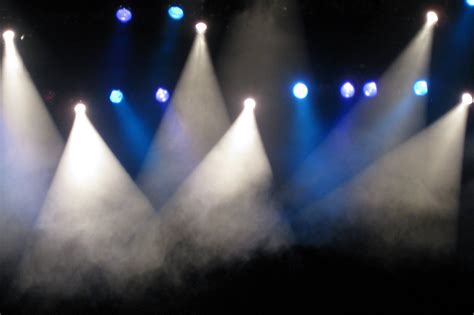 Stage Lights With Haze Stage Lighting Lights Light