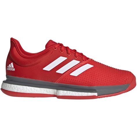 Tennis shoes give your feet extra mobility and protection from the terrain and your powerful movements as you play. Adidas Men's SoleCourt Boost Tennis Shoes (Active Red ...