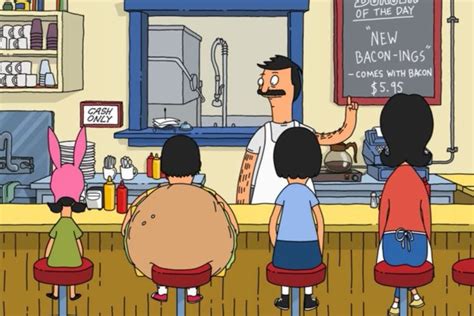 Bob S Burgers Characters And The Burger Of The Day Sign Bobs Burgers Quiz Bobs Burgers