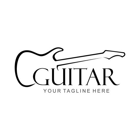 Guitar Music Logo Vector Art Icons And Graphics For Free Download