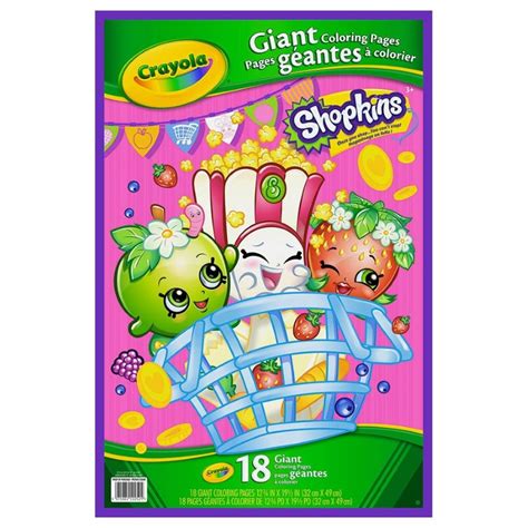 For the kid that loves to colour, crayola giant colouring pages provide hours of colourful fun! Crayola Shopkins Giant Colouring Pages | Toys | Casey's Toys