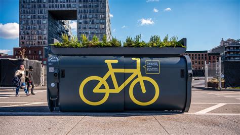 How Bike Parking Pods Could Make Us Cities Better For Cyclists Mit