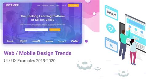 The article observes 20+ trends actual and popular now in web design and app design: Mobile App / Website Design Ideas User Interface ...