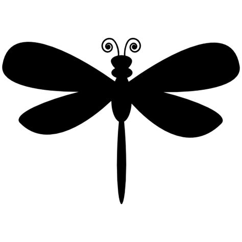 Dragonfly Silhouette Sticker