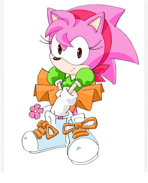 Amy Rose Classic Amy The Hedgehog Amy Rose Classic Sonic