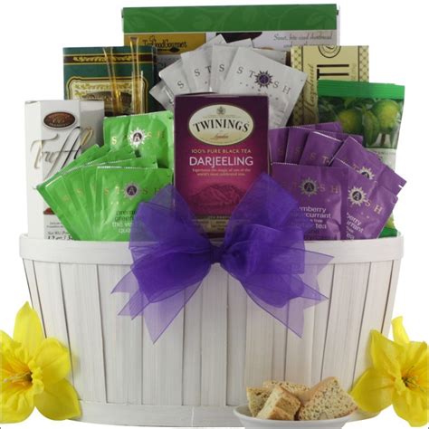 Afternoon Tea Gourmet Tea Gift Basket Gift Baskets For Delivery
