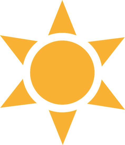 Sun Star Weather Free Vector Graphic On Pixabay