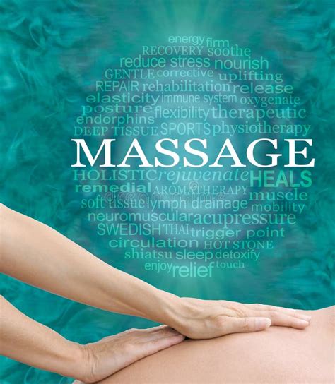 Enjoy The Benefits Of Massage Stock Image Image Of Aromatherapy