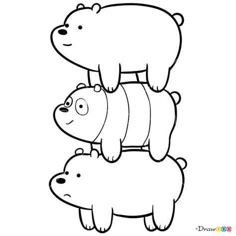 how to draw we bare bears we bare bears
