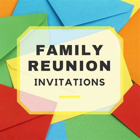 Reunion Invitation Card Templates