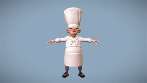 Chef Skinner Ratatuille 3d Model By Lord Stefan W Rudebjer Old