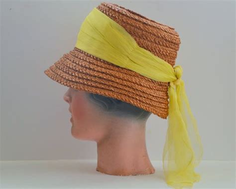 By all measures, the trip was great. straw hat silk chiffon Audrey Hepburn style 1950 French ...