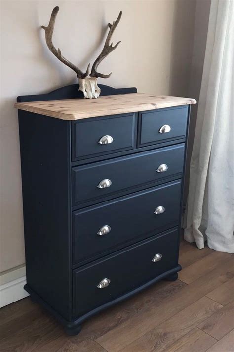 Dressers and chest of drawers. SOLD** Dark Grey Chest of Drawers, Upcycled Furniture ...