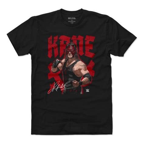 Dirty boxing for mixed martial arts: Kane Men's Cotton T-Shirt Superstars WWE Kane Stance WHT ...