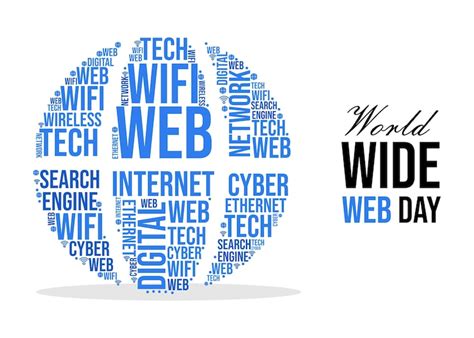 Premium Vector World Wide Web Day
