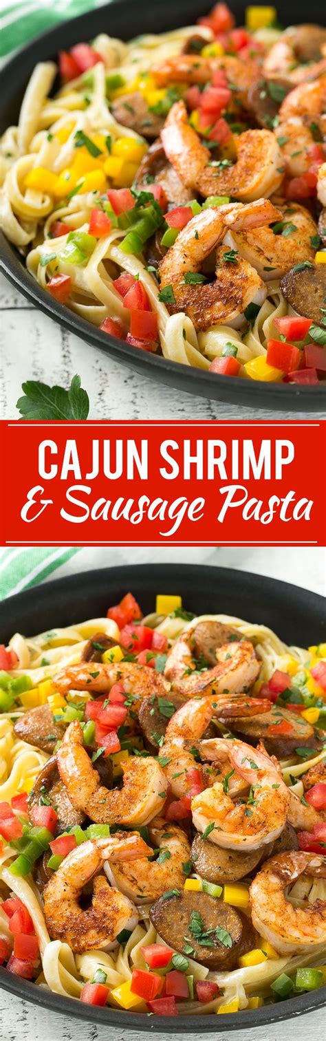It comes together quickly and since you just use one pot, it's a quick clean up also. This recipe for Cajun shrimp and sausage pasta is sauteed ...