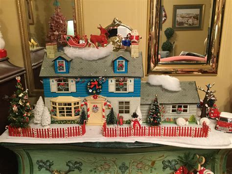 Had Lots Of Fun Decorating My Mid Century Dollhouse For Christmas