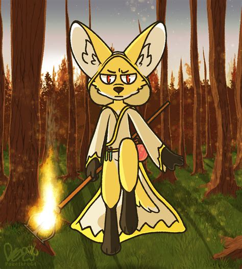 Powerful Fennec Fox Wizard [com] By Poketbro64 On Deviantart
