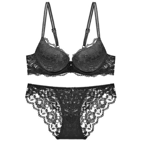 Womens Lingerie Romantic Lace Bra Sets Underwear Set Push Up Bras And