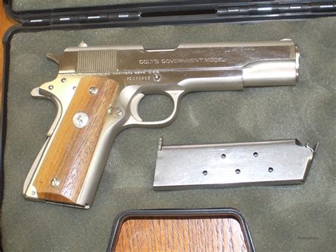Colt Series 70 Nickel Plated 45acp For Sale At 909690307