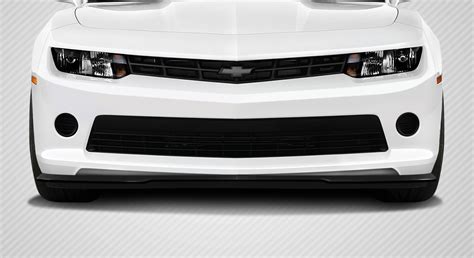2015 Chevrolet Camaro Carbon Fiber Front Lip Add On Body Kit 2014