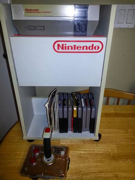 Nintendo Nes Complete Games And Rare Nintendo Cabinet Stand Saanich