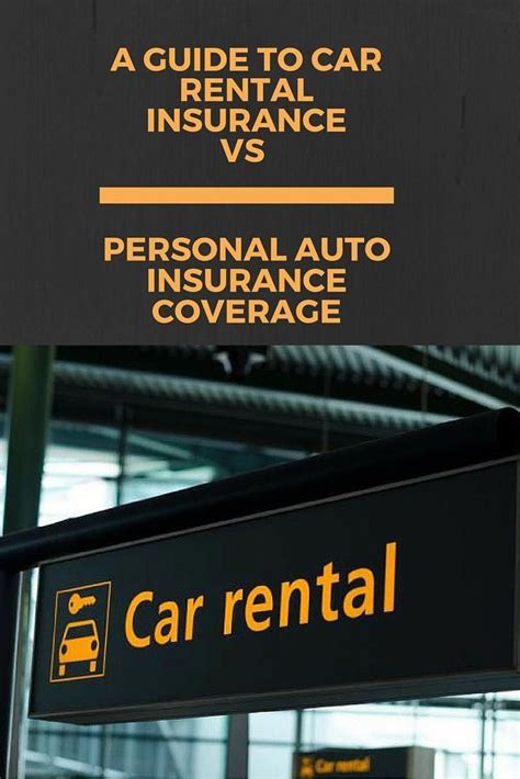Maybe you would like to learn more about one of these? A Guide To Car Rental Insurance vs. Personal Auto Insurance Coverage | Rental insurance, Car ...