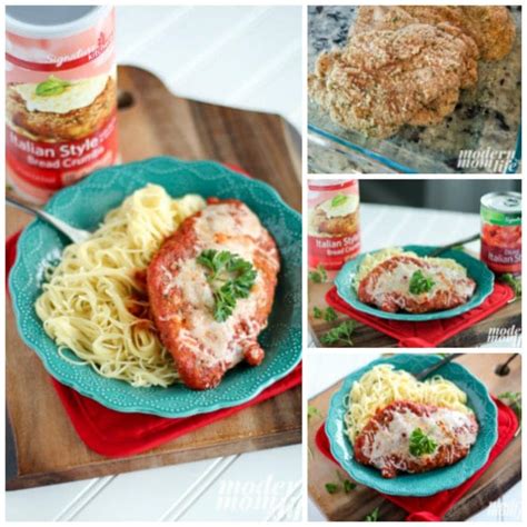 Preheat oven to 350 degrees f (175 degrees c). Easy Oven Baked Chicken Parmesan Recipe - Modern Mom Life