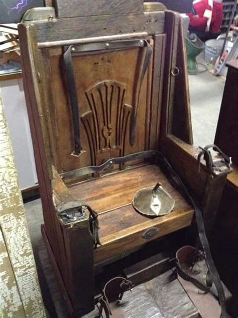 Real Antique Electric Chair Saving For Possible Future Reference