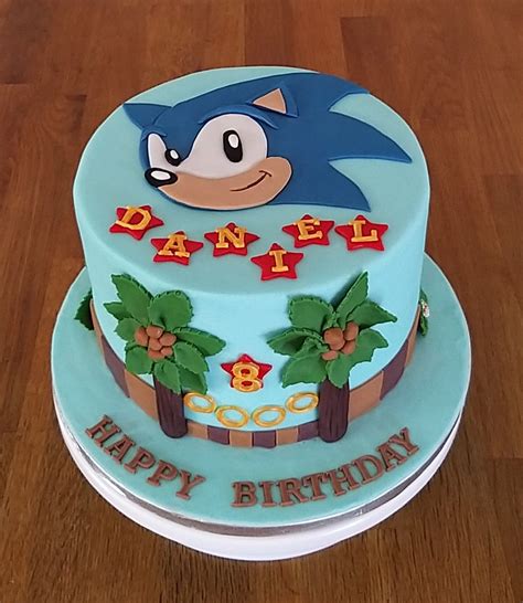 Sonic Hedgehog Cake Hedgehog Cake Homemade Cakes Cake
