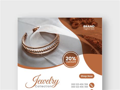 Jewelry Social Media Post Or Instagram Post Banner Design By Bh Graphic