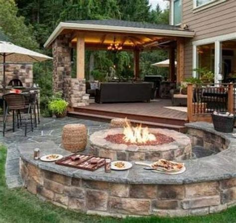 39 The Best Backyard Fireplace Design That You Must Have In 2020 Backyard Fireplace Backyard