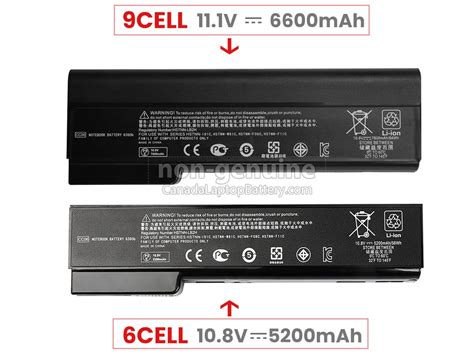 Hp Elitebook 8460p Long Life Replacement Battery Canada Laptop Battery