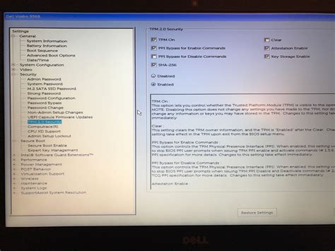 Cctk Turn Tpm On Successful But Cant Enable Dell Community