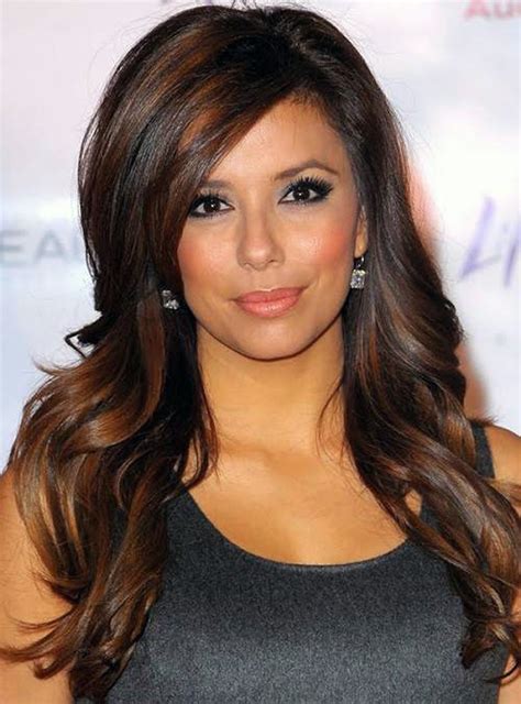 Dark Brown Hair Color With Highlights