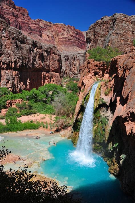Located Near Supai And Within The Havasupai Indian Reservation In Grand